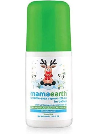 MAMAEARTH ME BREATHE EASY VAPOUR ROLL-ON, 40ML